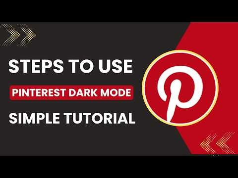 How to Use Pinterest Dark Mode