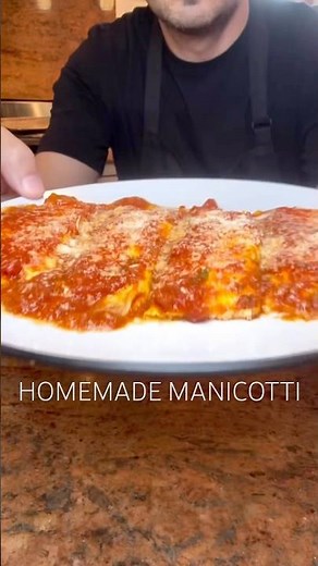 Homemade Manicotti👌Great recipe for the holidays! #recipe #homemade #italian