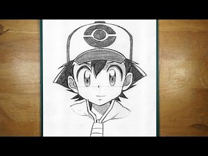 How To Draw Ash Ketchum | Pokemon | Easy and Beautiful Drawing