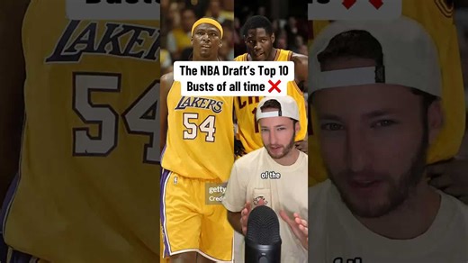 The Top 10 Busts in NBA Draft History