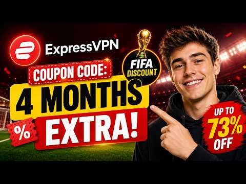 ExpressVPN Coupon Code 2026 🔥 Get 4 Months Extra FREE + Biggest Discount!