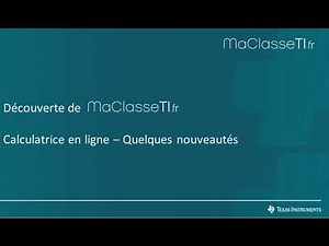 Calculatrice en ligne - Quelques nouveautés