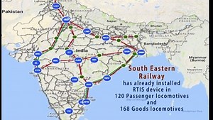 13K views · 489 reactions | RTIS (REAL TIME TRAIN INFORMATION SYSTEM) : Automatic acquisition of the train running data to ensure safety and punctuality **Provision of timely and accurate information about the train location by linking the locomotives via satellites** | South Eastern Railway | Facebook