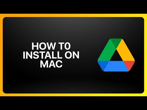 How To Install Google Drive On Mac ! Tutorial