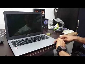 COMO DESTAPAR PORTATIL ASUS X555Q Y QUITAR CONEXION TECLADO Y TOUCH