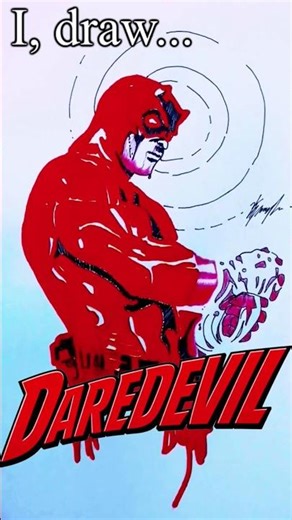Perfect Daredevil Drawing (Intermediate Level)