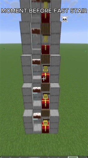 Minecraft Fastest Vertical Stair! #minecraft