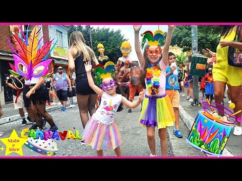 BLOQUINHO DE CARNAVAL PARA CRIANÇAS | Malu e Alice