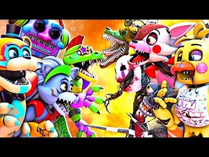 [SFM FNaF] Top 10 SECURITY BREACH vs FIGHT Animations