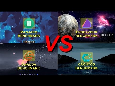 Cachyos vs Garuda vs Endeavour vs Manjaro | Gaming FPS Benchmark Test