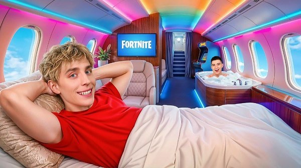 24 Часа в САМОЛЕТЕ ! Влад Бумага А4 Влад А4