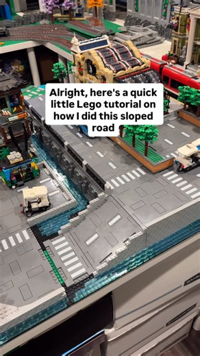 Mark Segedie on Instagram: "Building LEGO roads on a slope #lego #legocity #legos #legoinstagram"