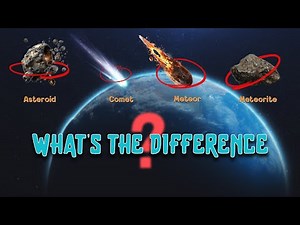 Asteroids, Comets, Meteors and Meteorites | What’s the Difference? | Explained #space #nasa