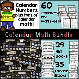 Printable Calendar Math Bundle