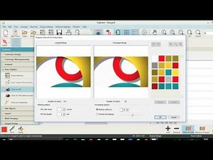 Janome Digitiser V5 - Digitise an image or a logo in Junior