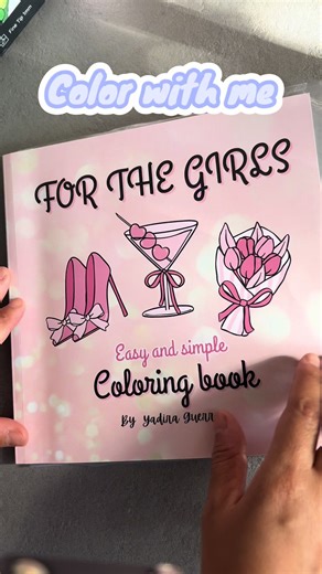 If you like relaxing simple coloring give this a like and a follow for more easy coloring 🫶🏽🩷🩷#creatorsearchinsights #simplecoloring #amazoncoloringbooks #colorwithme #girlycoloringbook