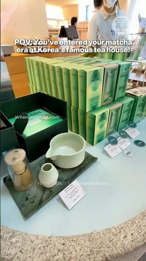 Store Tour: Korea’s Famous OSULLOC TEA HOUSE! 🍵✨