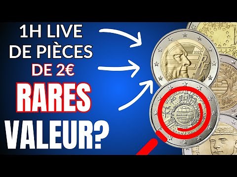 1H Live de Pièce de 2 EURO Commémoratives RARES avec les VALEURS!