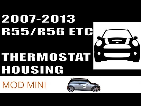 How to Replace Coolant Thermostat Housing MINI Cooper R56 2007-2013