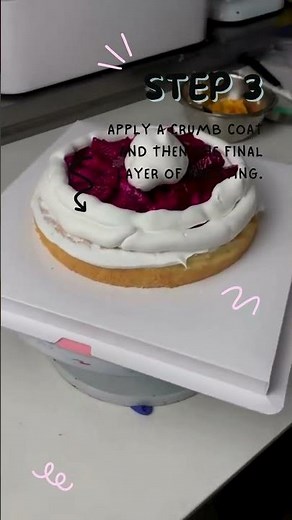 How to Frost a Perfect Birthday Cake | Step-by-Step Layer Cake Tutorial for Beginners #cake #bakery