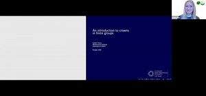 Gareth Tracey: Introduction to crowns in finite groups