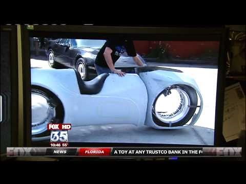 Real life TRON light cycle inspired by movie