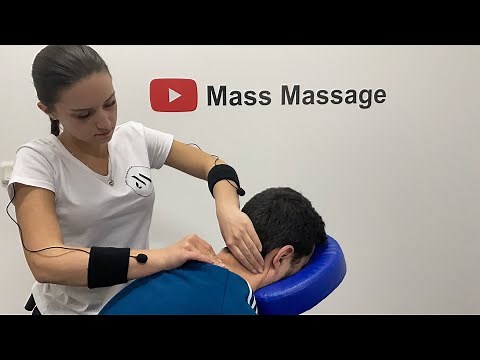 ASMR Massage - Professional chair massage -ASMR head, scalp, neck and arms massage