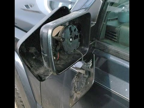 Jeep Commander 2007, Drivers side mirror replacement, with 3 tools, in 45 minutes or less.