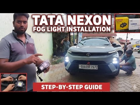 Tata nexon fog lights installation complete step by step Diy guide