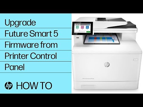 Upgrade Future Smart 5 Firmware from Printer Control Panel | HP Enterprise, Managed Printers | HP
