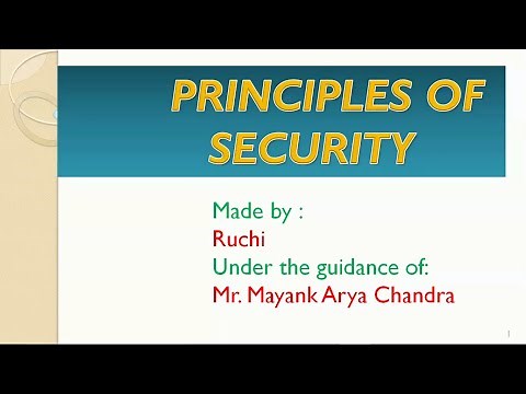 Principle of Security