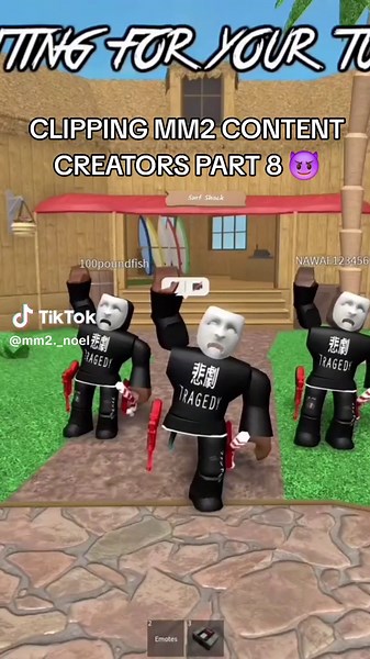 Clipping MM2 Content Creators Part 8 😈