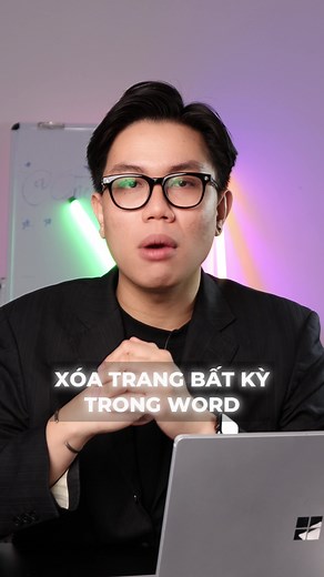 Xoá trang bất kỳ trong Word #tinhocvanphong #LearnOnTikTok #masterwpe #word #wordtips