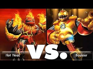 Skylanders Giants Bouncer (15) vs. Hot Head (15) Lets play Duellmodus (German/Deutsch)