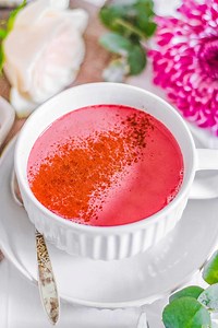 Beetroot Latte (Pink Latte Recipe)