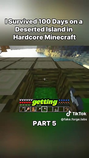 I Survived 100 Days on a Deserted Island in Hardcore Minecraft P5