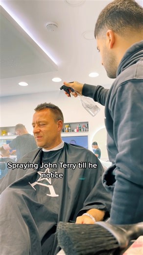 PRANKING JOHN TERRY 💦🤣🤣 #barber #haircut #reels | A Star Barbers