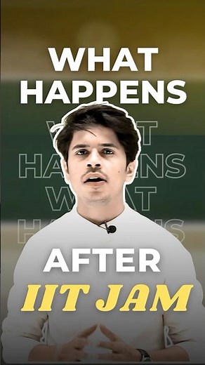 What happens after IIT JAM ? Career Options After IIT JAM 2025 2026 #iitjam