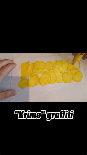 "Krime" graffiti throwie #graffiti #throwies #throwups #streetart #graffitiart