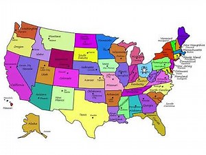 CC3 Geography Wks 1-10 - US States & Capitals