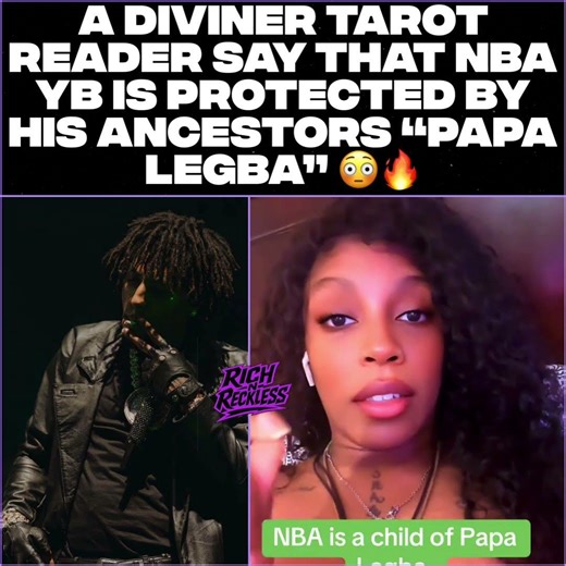 a diviner Tarot reader Say that NBA Youngboy is protected by his ancestors “Papa Legba” 😳 🔥