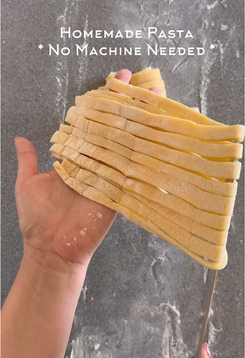 Homemade Pasta Recipe: No Machine Needed
