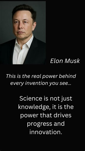 The Real Power of Science | Progress & Innovation Quote #successmindset