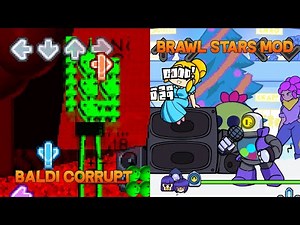 Friday Night Funkin Mod Showcase | Baldi's and Brawl Stars