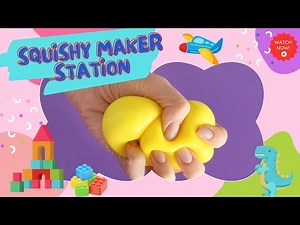 We Try Dr. Squish Squishy Maker Station! DIY Squishy Fun!