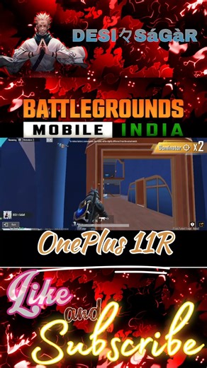 OnePlus 11R BGMI 120 FPS Unlocker Gameplay! #bgmi