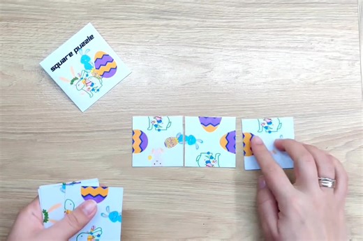 Easter Puzzle: Printable Matching Game for Kids (PDF) - Etsy