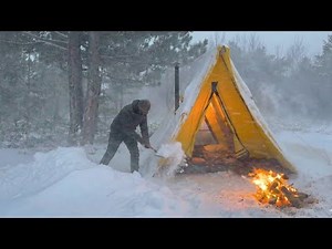 Alone, Buried by Snow 5 Times | My Toughest Winter Camps Ever