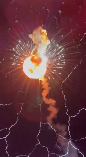 A self-described engineer is going viral after footage of a homemade firework test produced an explosion far larger than spectators expected. The video, which has spread rapidly across social media platforms, shows the device positioned in an open field at night. A small group of onlookers stands at a distance as the fuse is lit and sparks begin to crackle. What appears to start as a routine launch quickly escalates. Instead of a modest burst in the sky, the device detonates with an enormous fla