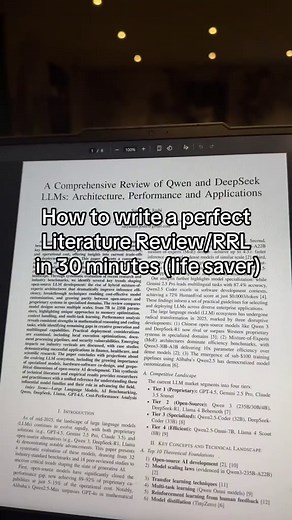 Cómo escribir una revisión de literatura perfecta en 30 minutos